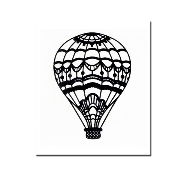 Quick Tattoo Heißluftballon Boho Festival