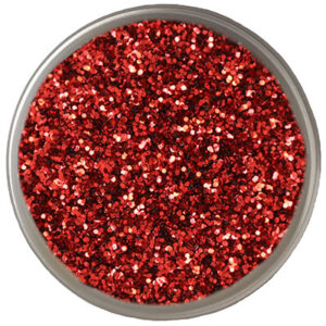 BIO Glitzer DEKO Rot