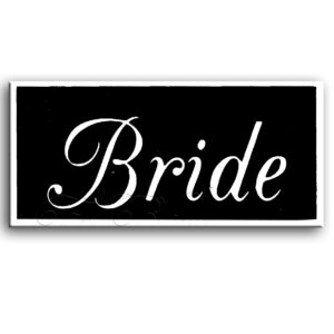 Glitzertattoo Schablonen BRIDE