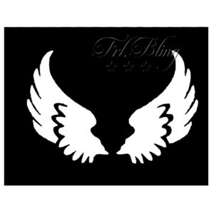 Glitzertattoo Schablonen FLÜGEL