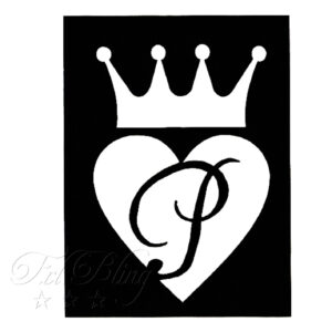 Glitzertattoo Schablonen PRINZESSIN KRONE